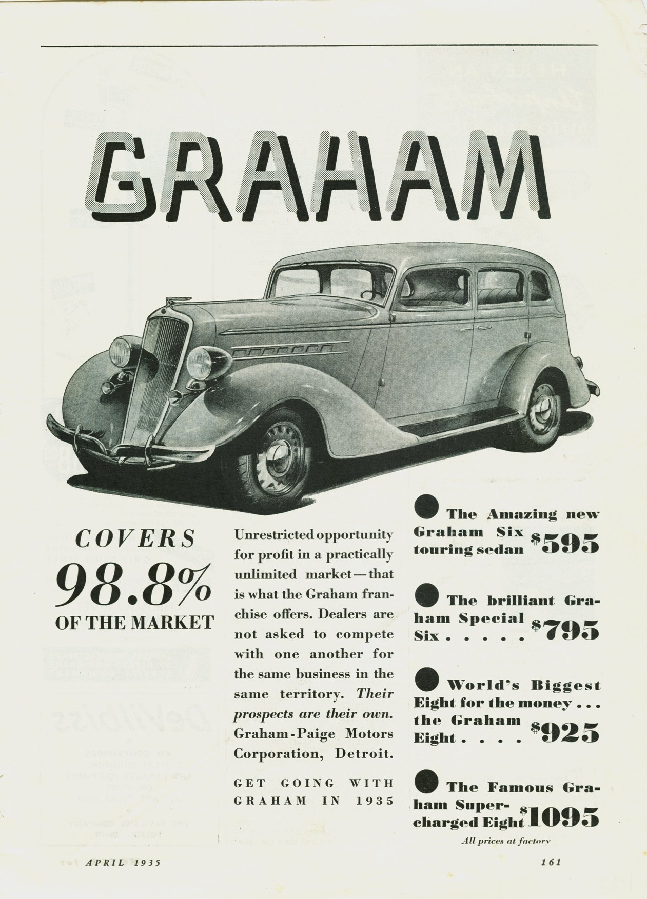 1935 Graham-Paige Auto Advertising
